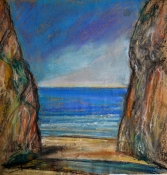 Torrent de Pareis ∼ Painting by Alfonso Selgas